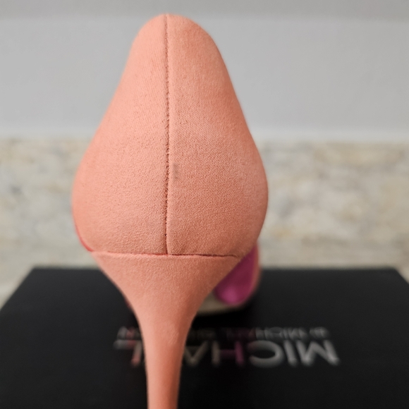 Michael By Micahel Shannon Multicolor Patchwork Heels Size 10 - Picture 7 of 10